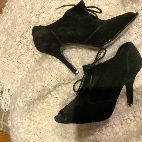 BCBG Paris Shoes - BCBG Peep-toe bootie